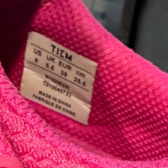 TIEM Women's Pink Athletic Shoes - Picture 5 of 8